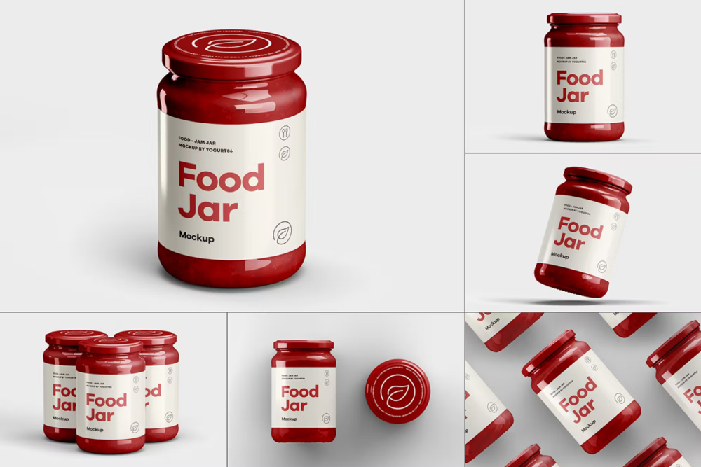 Food Jar Mock-up