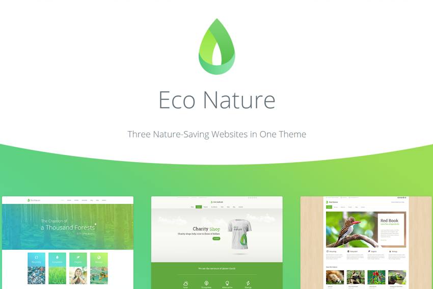 Eco Nature - Environment & Ecology WordPress Theme