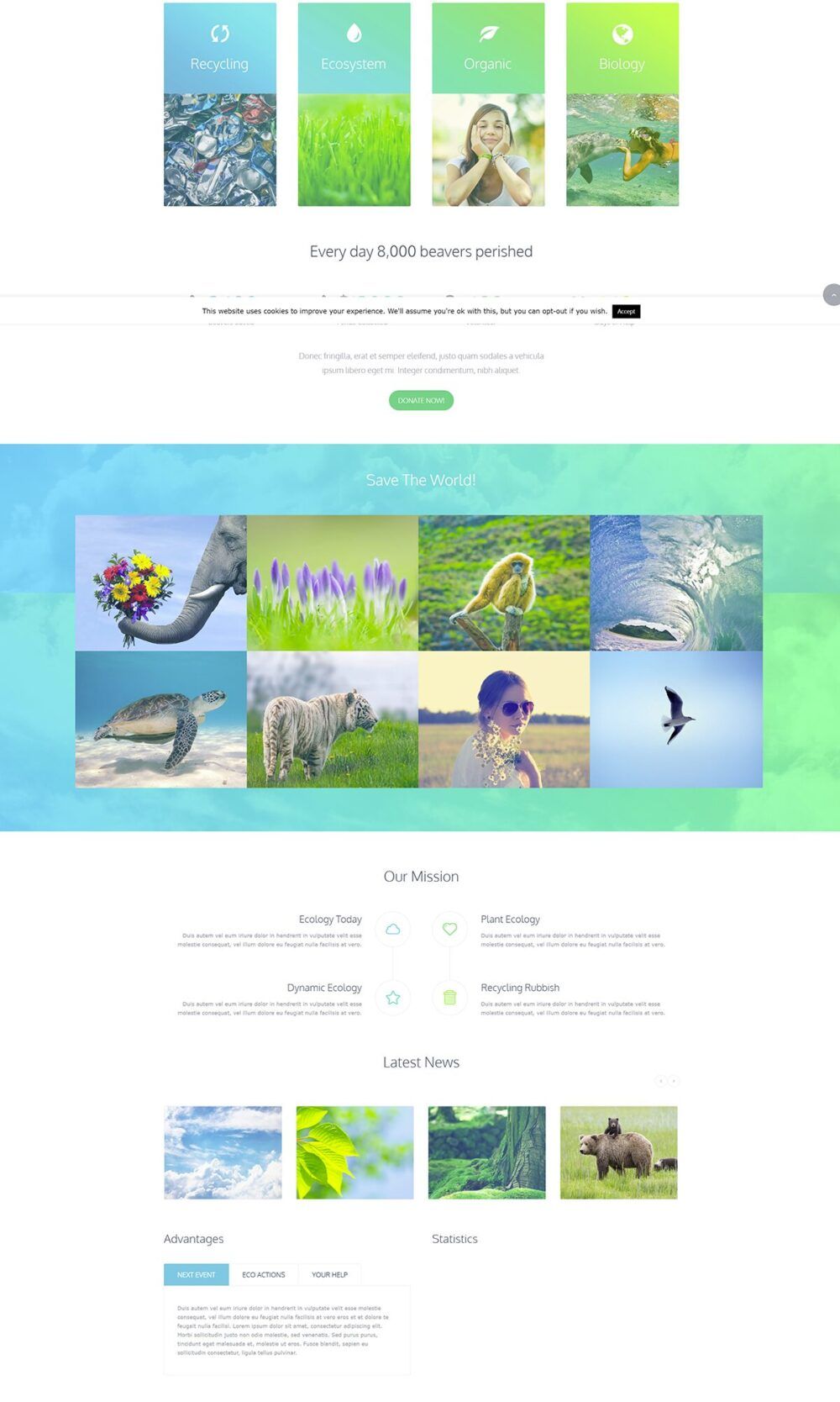 Environment & Ecology WordPress Theme
