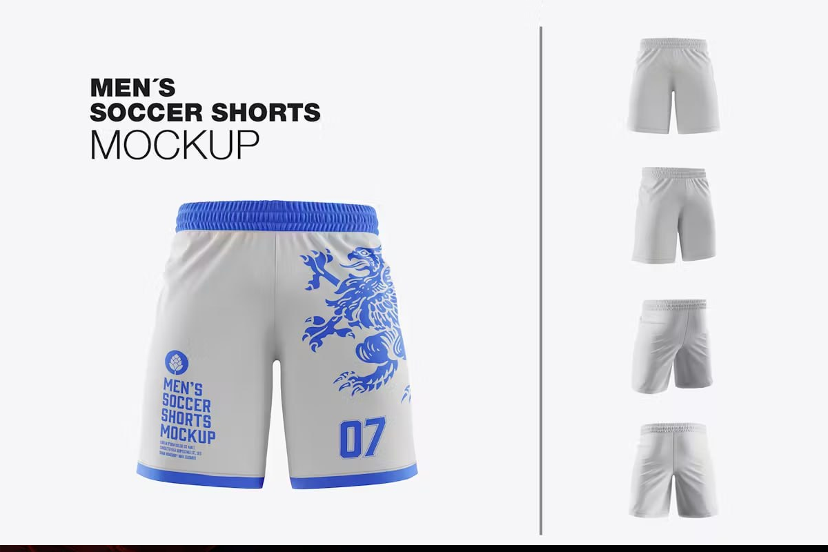 Soccer Shorts Mockup